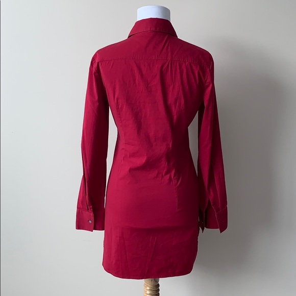 💕SOLD💕 Express Button Down Long Fitted Blouse - Picture 3 of 3